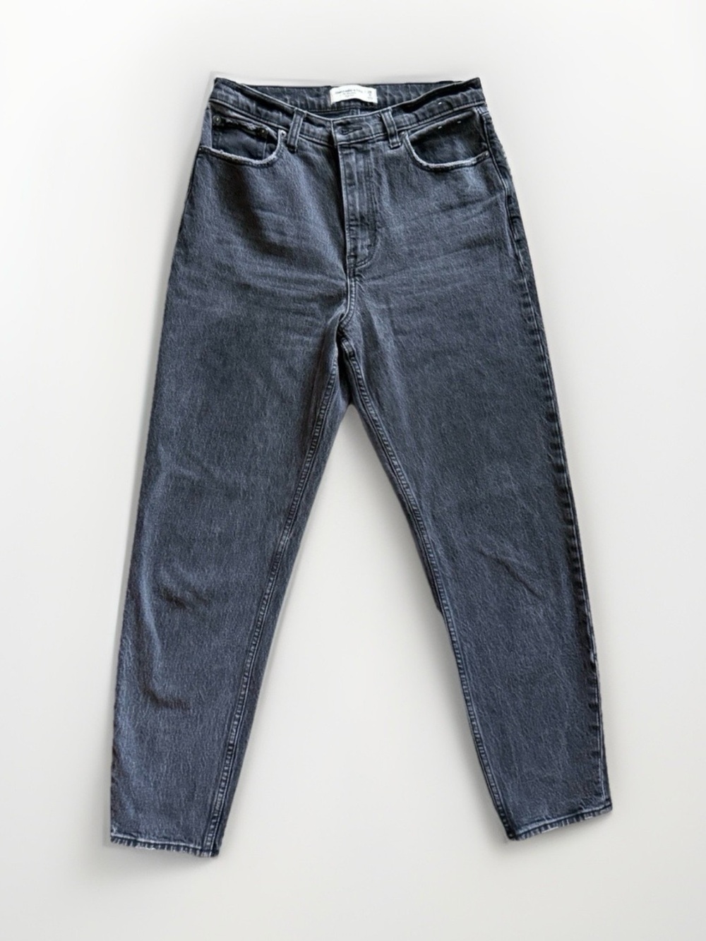 Abercrombie The ’80s Mom High Rise Black Mom Jeans Size 28